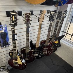 Electric And Acoustic Guitar