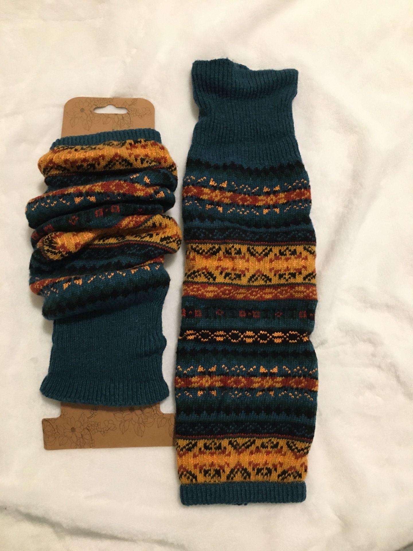 Comfy fall leg warmers