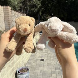 Jelly Cat duo pair of two (selling together) authentic