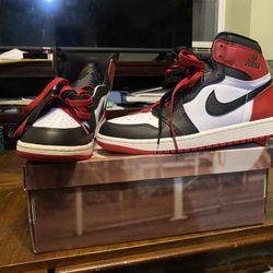 Air Jordan 1 High Black Toe Reimagined Size 9.5 New