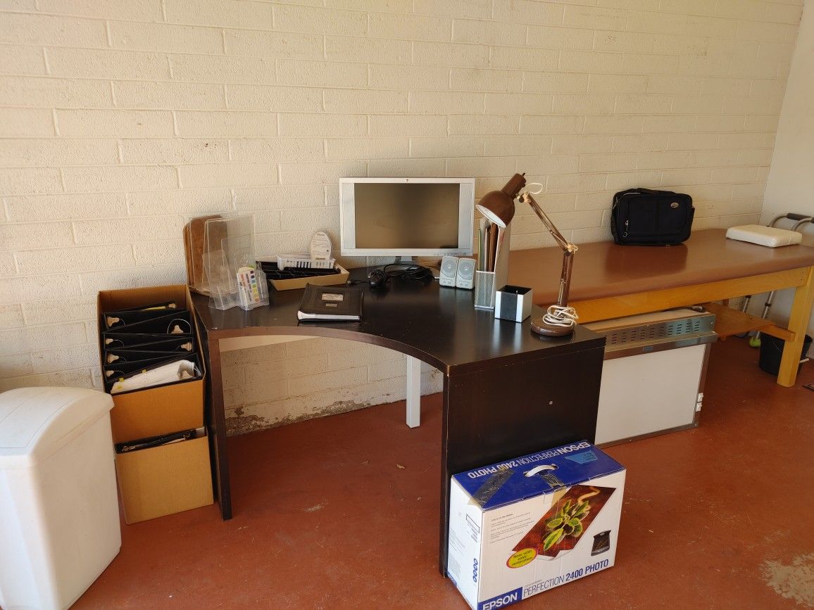 SEE ALL PHOTOS - 550 plus items - SERIOUS INQUIRIES ONLY
File Cabinet Safe, BMW Rims, Kitchen, Stereos, Radio, Kenwood, Alpine, Black Corner Desk, Re