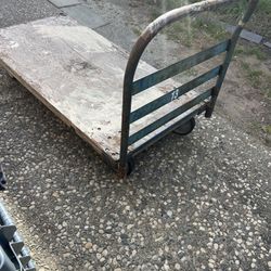 Heavy Duty Platform Wooden Cart