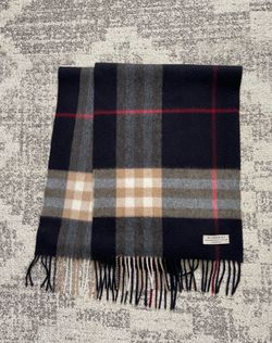 Burberry checked cashmere scarf 100% Cashmere