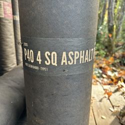 P40 4sq Asphalt Felt 432 Sq Feet. 7 Rolls