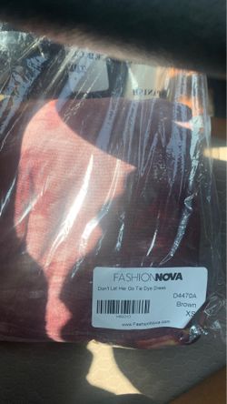 Fashion nova Tie dye Dress (never worn before)