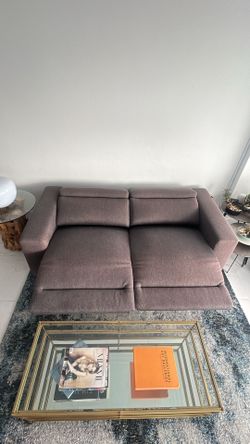 Gray Electric recliner sofa