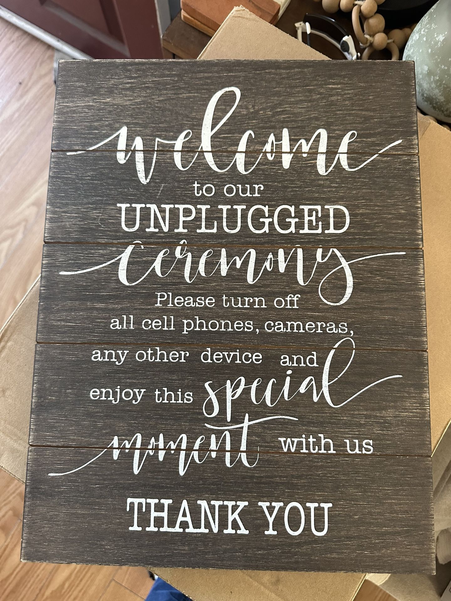 Wedding Sign
