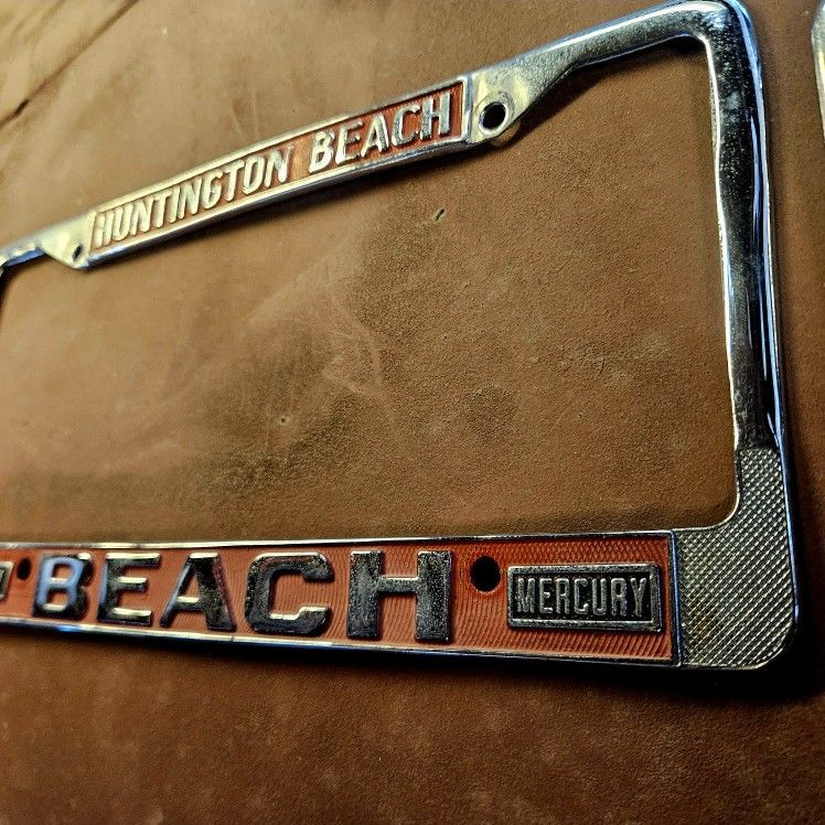 Vintage  License Plate Frame 