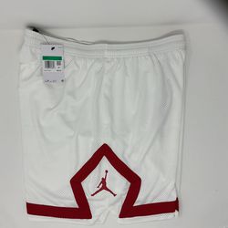 Jordan Women's (Her)itage Diamond Shorts DO5032-100 size Extra Large XL NWT RED