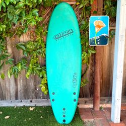 6’0 Catch Surf Log Surfboard Soft Top Surf Board (not skipper Odysea almond sushi twin fin fish Wavestorm Fun Board Midlength)