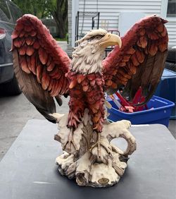 Large De Capoli Collection Bald Eagle Statue – 24” Tall Wildlife Sculpture