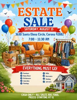 Huge Garage/Estate Sale - One Morning Only