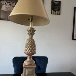 Vintage (Leviton) Coastal Pineapple Table Lamp - Statement Piece