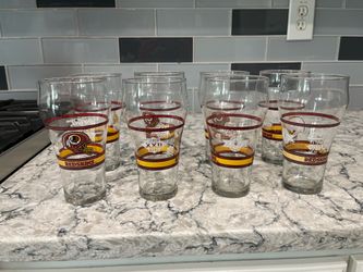 Redskins Superbowl glasses