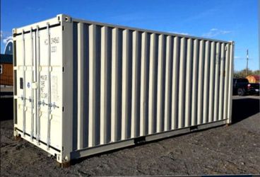 Two - 20 feet shipping or storage containers