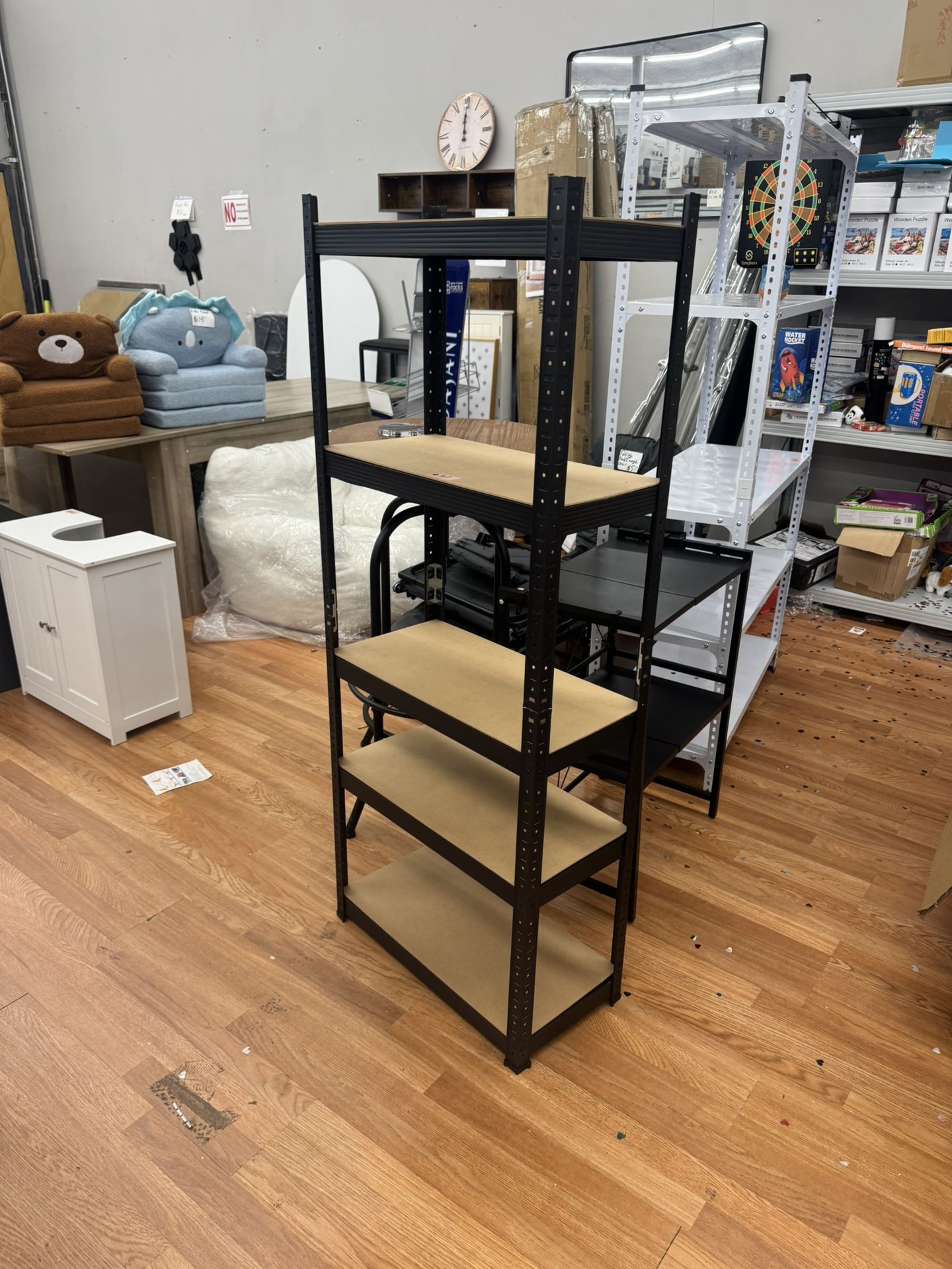 Wooden & Metal Shelf