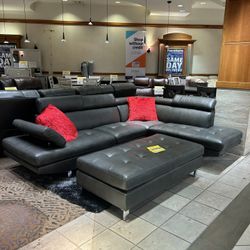 LIMITED TIME ONLY FALL SALE PRICE! ONLY $699!!!! IBIZA SECTIONAL AND OTTOMAN SET! 