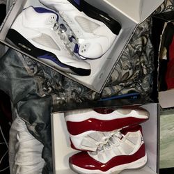 Cherry 11s And Concord 11s 