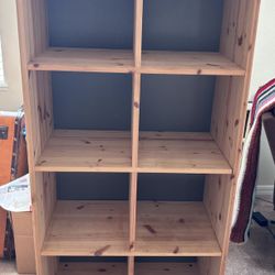 IKEA Nornas Pine Grey Bookcase