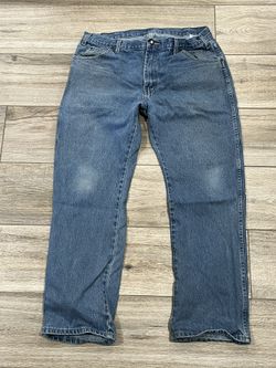 Dickies Mens Blue Working STRAIGHT CARPENTER Jeans 36x30