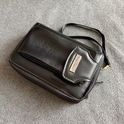 Black Zip-Around Organizer Wallet / Planner