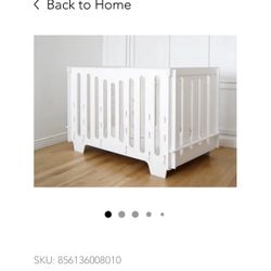 Noni Noni NO TOOLS White Crib 