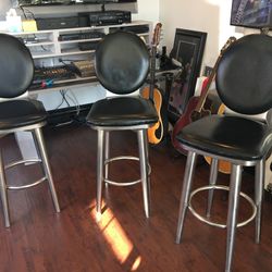 Bar Stools (swivel) 3 Sets