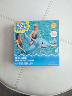 H2O Go Realistic Shark Ride On Pool Toy