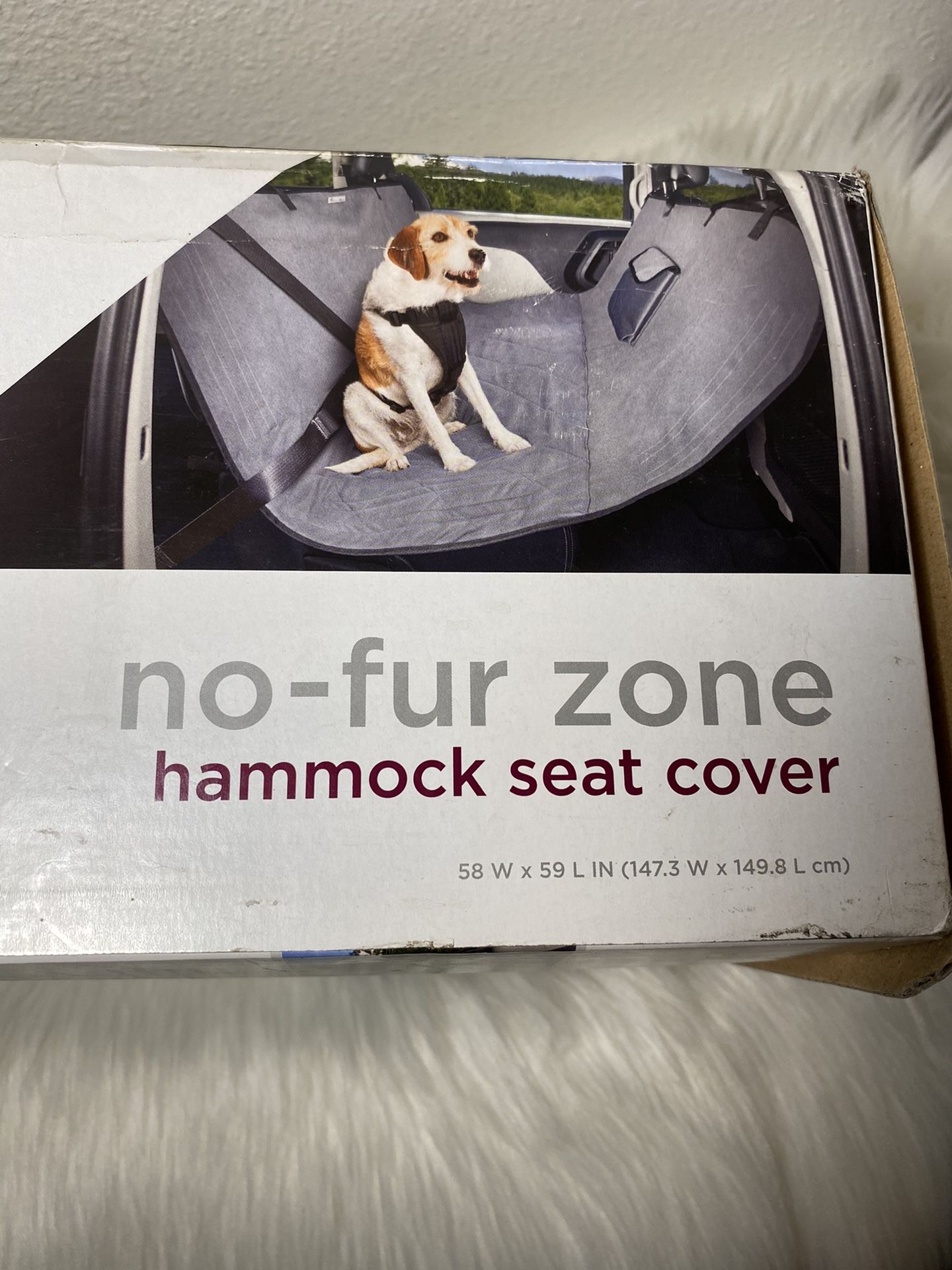Good2Go Quilted Hammock Seat Cover for Pets in Gray, 58" W x 59" L