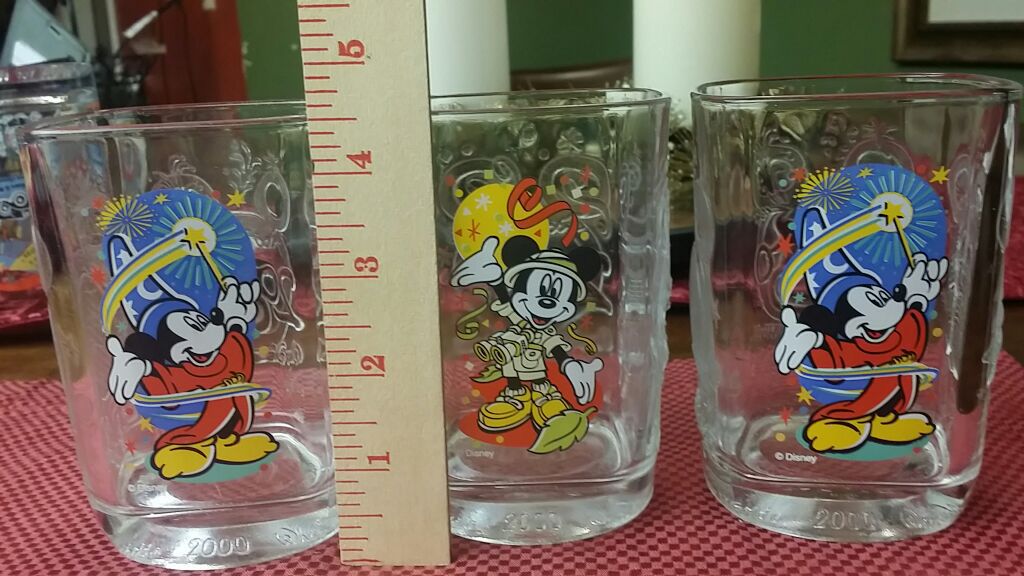 Collectible 2000 Disney Glasses