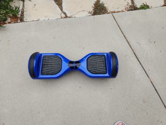 Blue SWAGWAY Hoverboard  or decorative stand