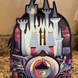 Brand New Disney Loungefly Cinderella Backpack