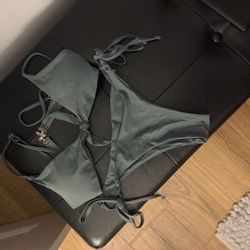 Green 2 Piece Bathing Suit - Small