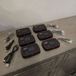 6 Verizon 4G Wifi Hotspots With Charging Cable. No Batteries