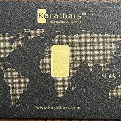 1 Gr. Karatbars 24Kt. Gold Bar  999.9 Pure