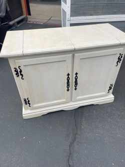 OBO Black and white sideboard table