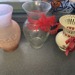 Flower Glass Vases 