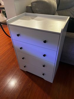 White Drawer Dresser
