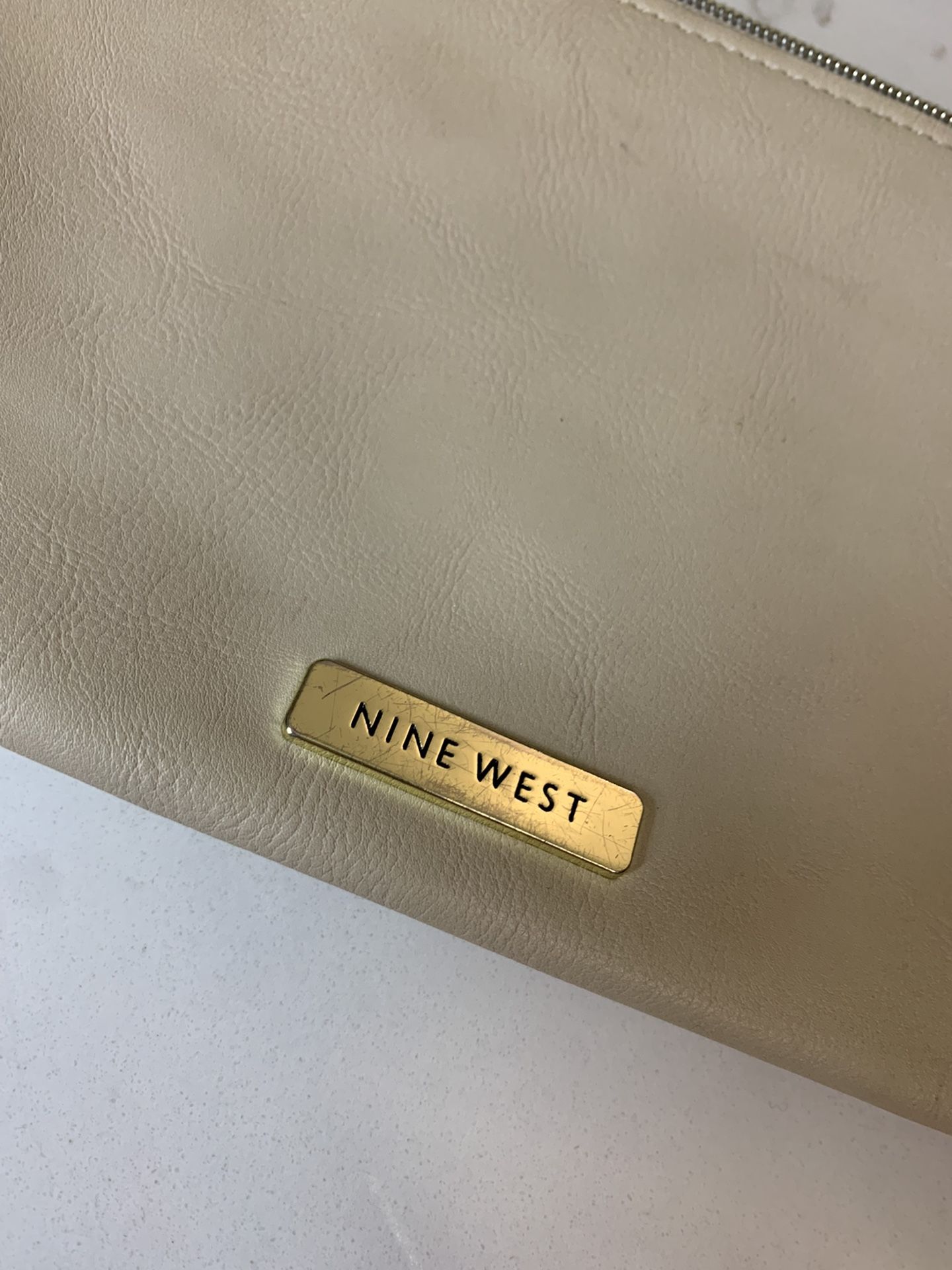 Nine West Wristlet Cream