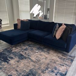 Navy Blue Couch