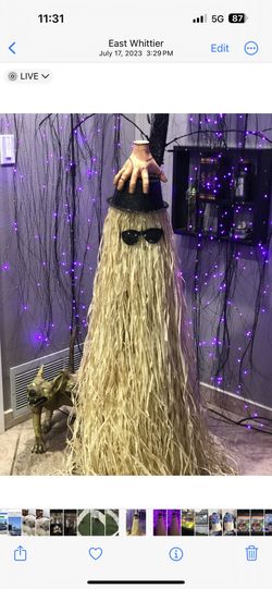 Halloween Adam’s Family Cousin It Home Decor 