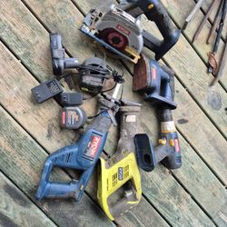 Ryobi 18v tools