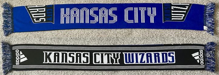 Kansas City Wizards (Sporting KC) Split Adidas Retro Soccer Scarf