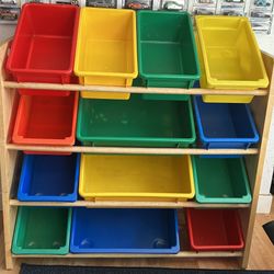 Toy Storage  with Bins