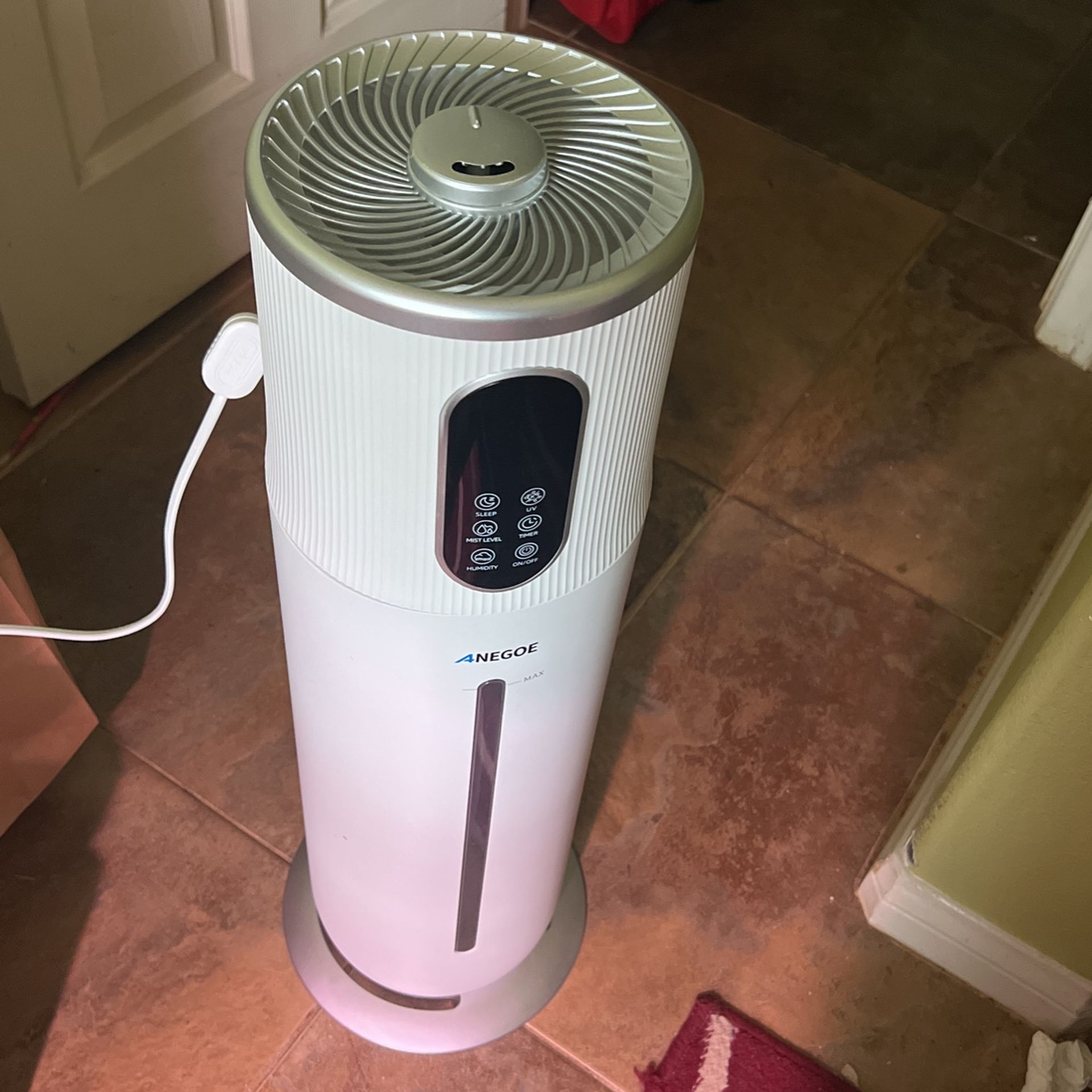 Humidifiers for Large Room Bedroom 10L Cool Mist Humidifiers Ultra Quiet Top Fill Ultrasonic Air Humidifier and Timer Night Light 60H Work Time Plants