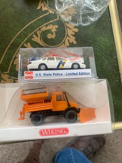 1/87th Ho Scale Wiking Unimog - Bush State Police