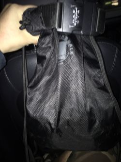 Drawstring Sports Bag, Thick, Waterproof, Combo Lock