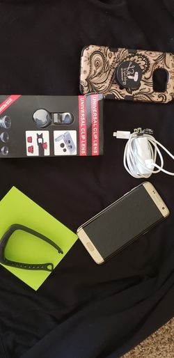 S7 Edge with Samsung Gear Fit2 & Accessories