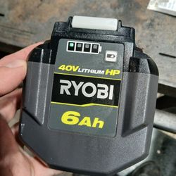 40v 6ah ryobi battery - Trades Welcome 