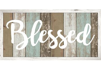 Beautiful "Blessed" Wall decor